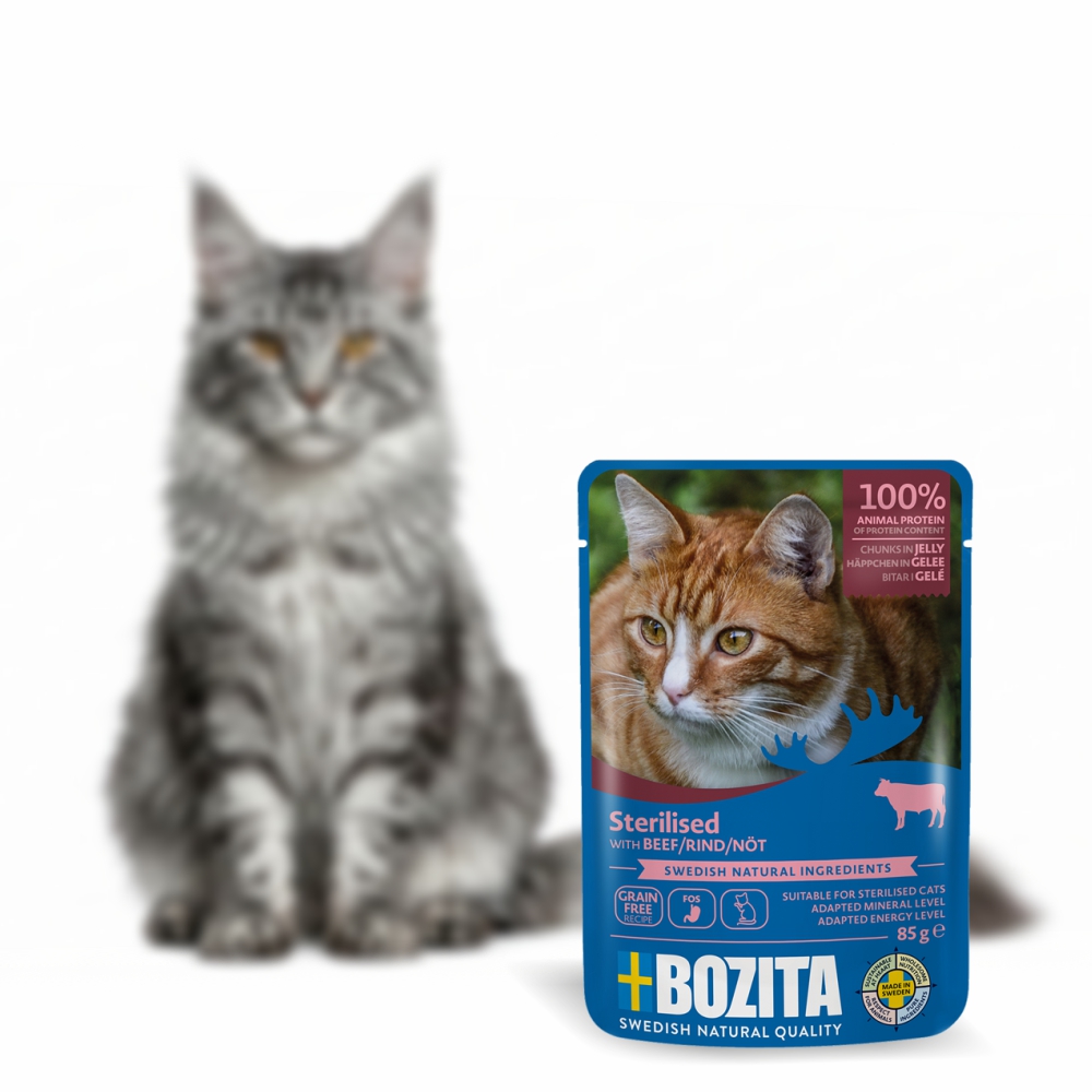 Karma BOZITA Sterilised kot 85g wołowina w galarecie
